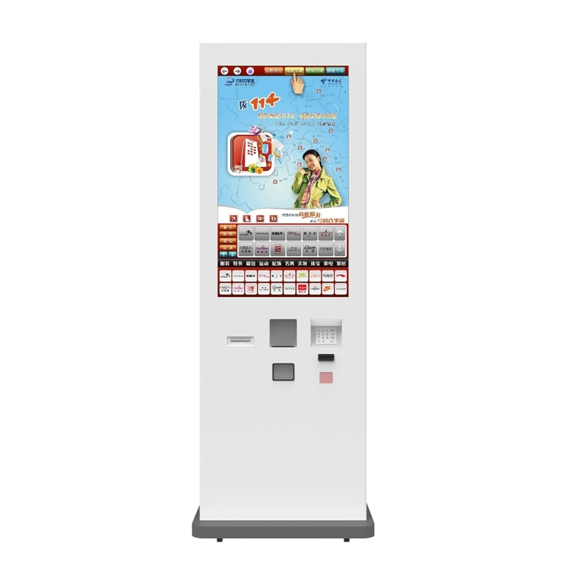 豎屏自助智能小票機/觸摸一體機-廣州磐眾智能科技有限公司