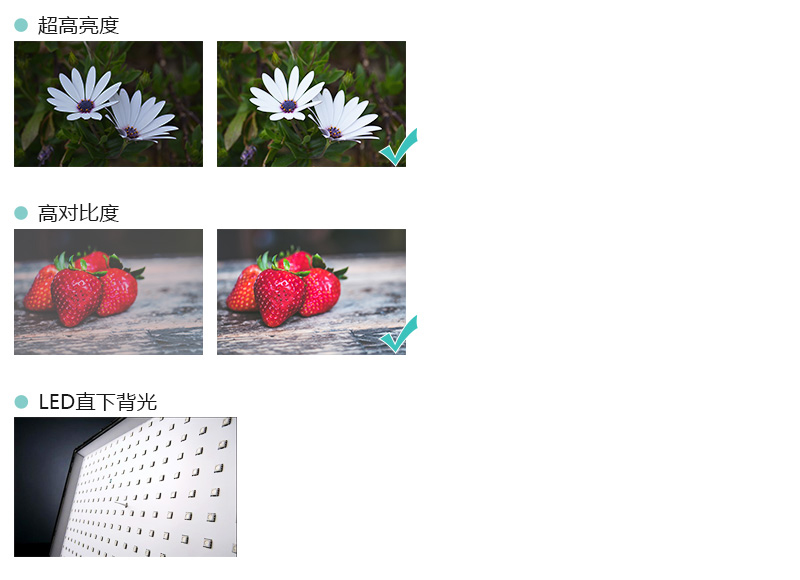 超高亮度 高對比度 LED直下背光-廣州磐眾智能科技有限公司