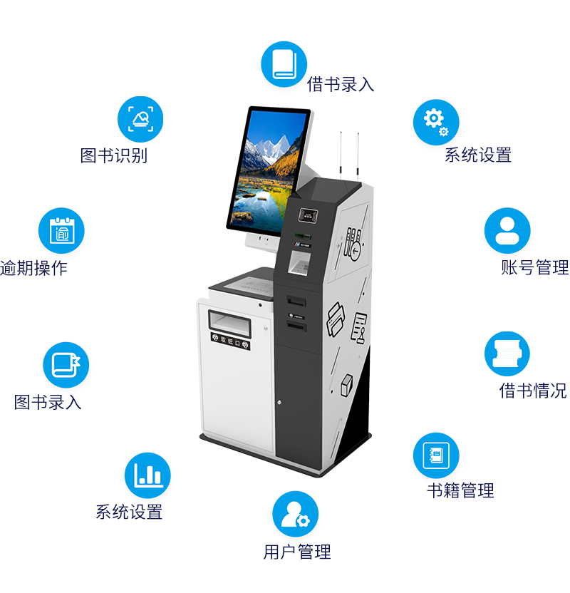 借書錄入 系統設置 賬號管理 借書情況 書籍管理 用戶管理 系統設置 圖書錄入 逾期操作 圖書識別-廣州磐眾智能科技有限公司