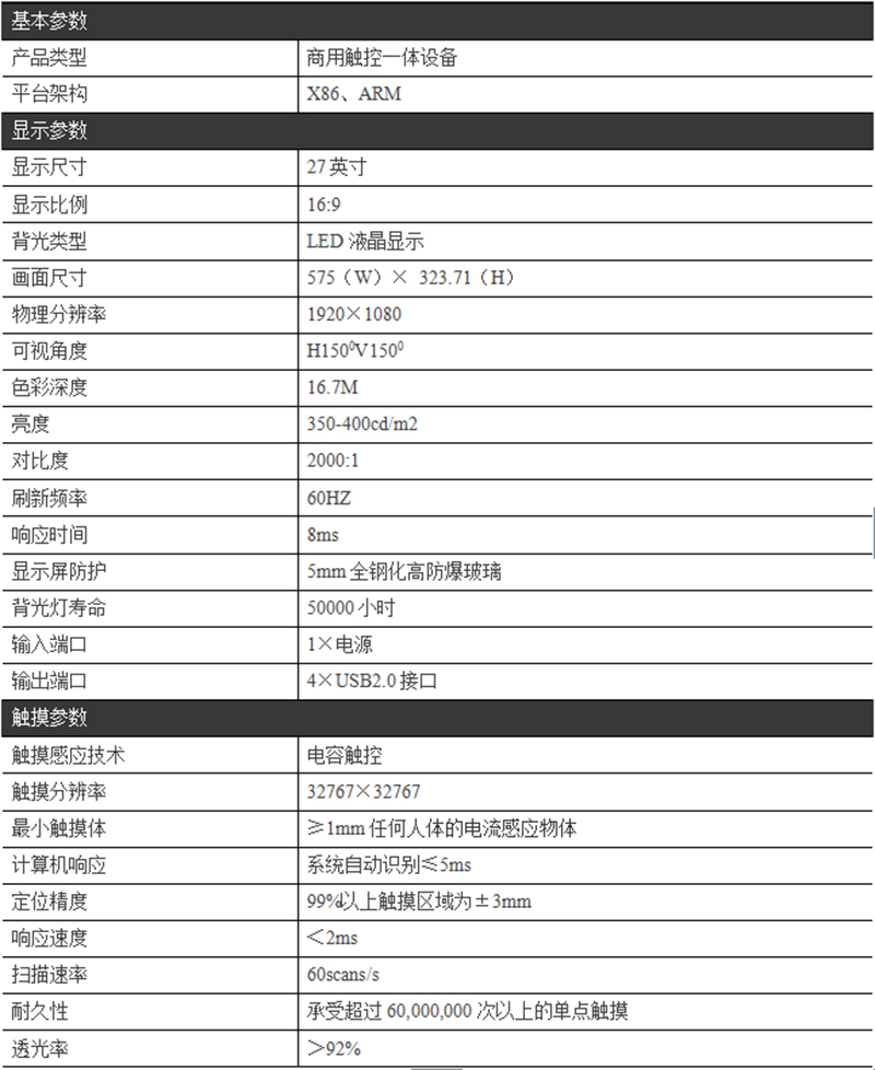 桌式觸摸查詢一體機智能會議電子白板多媒體觸控一體機電腦--廣州磐眾智能科技有限公司