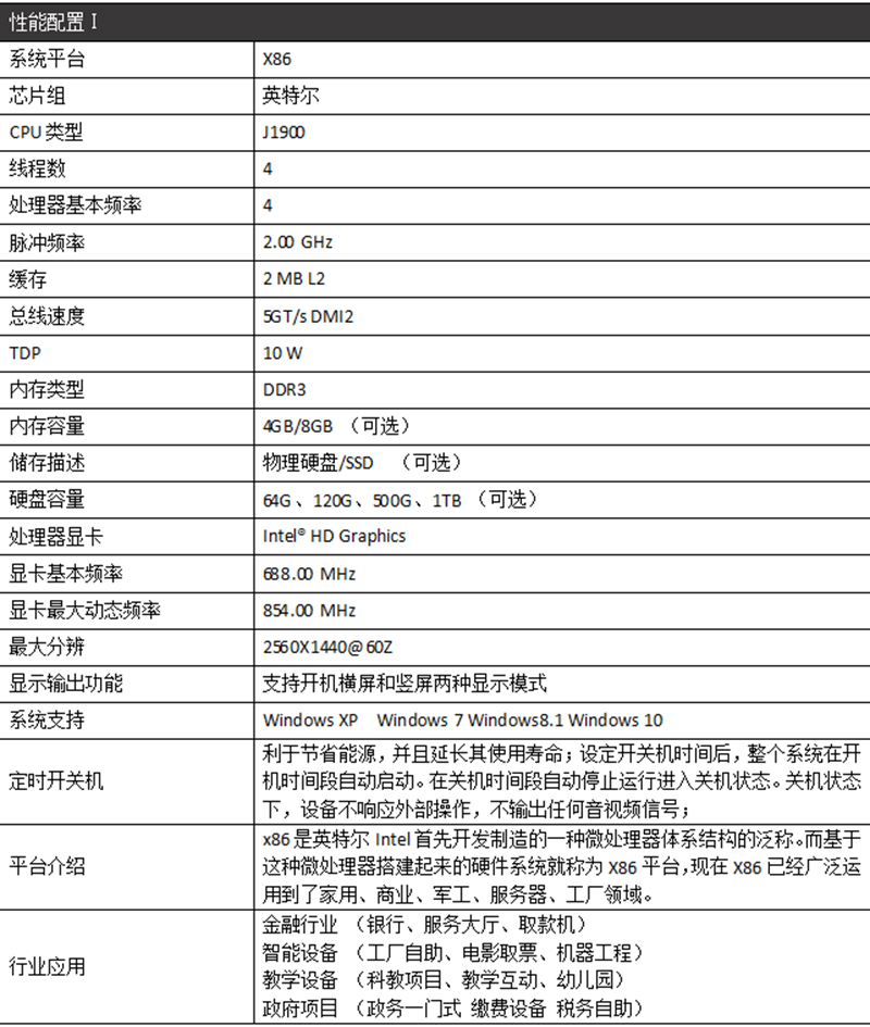 性能參數(shù)-廣州磐眾智能科技有限公司